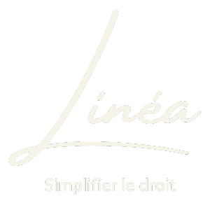 Logo et slogan Linéa – Simplifier le droit
